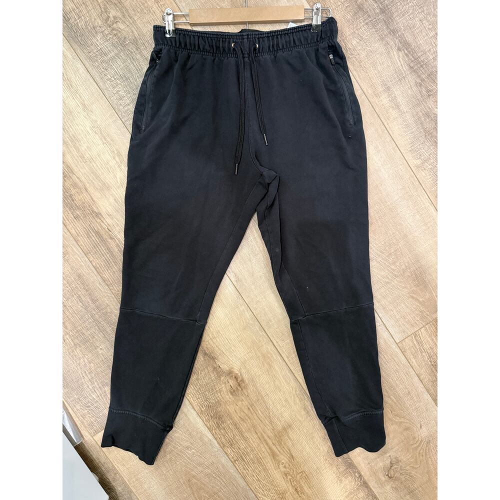 Reebok Women's Black Slim Fit Drawstring Jogger Sweatpants Medium‎ M Athletic